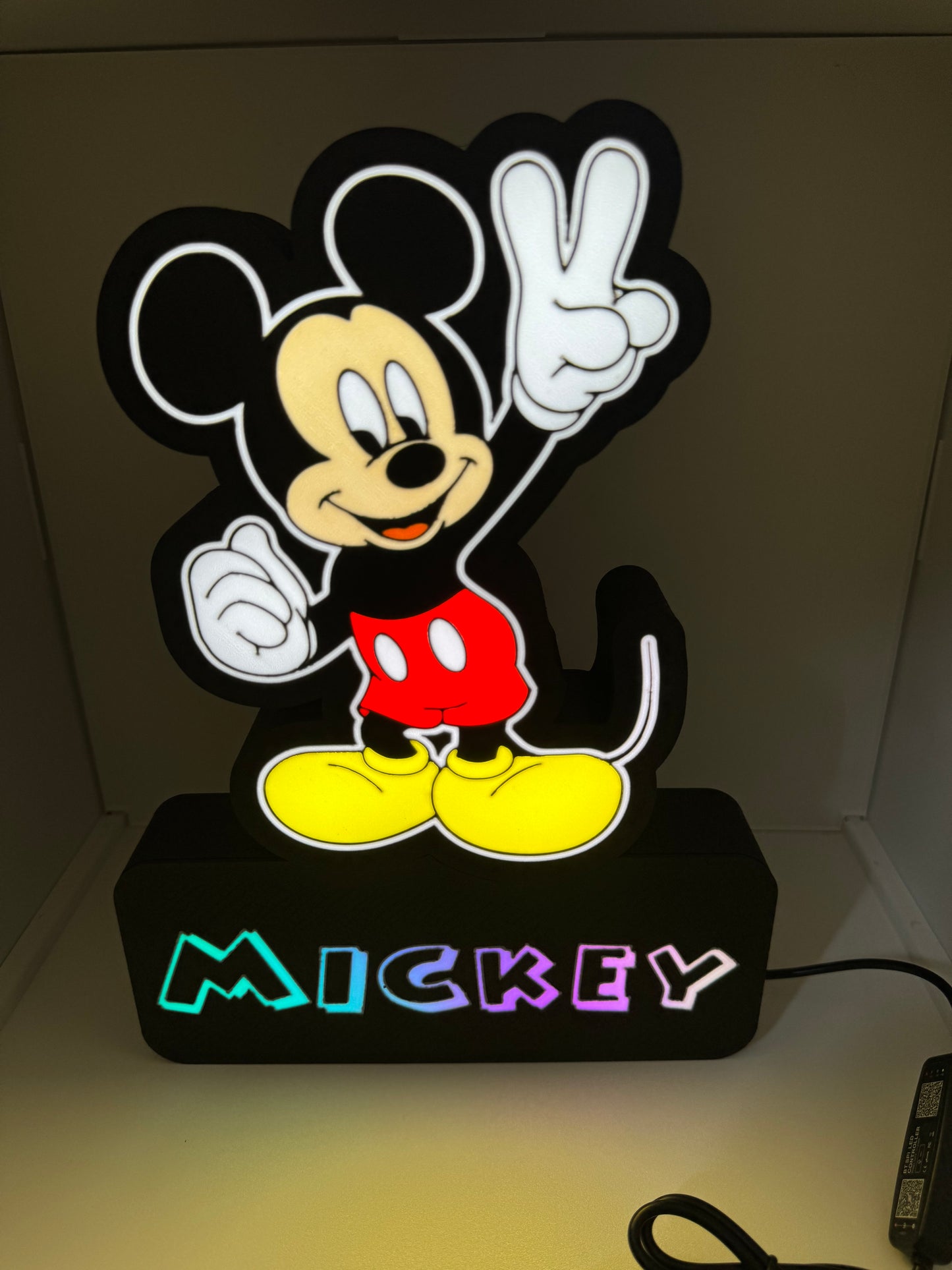 LedBOX RGB MICKEY oder NAME