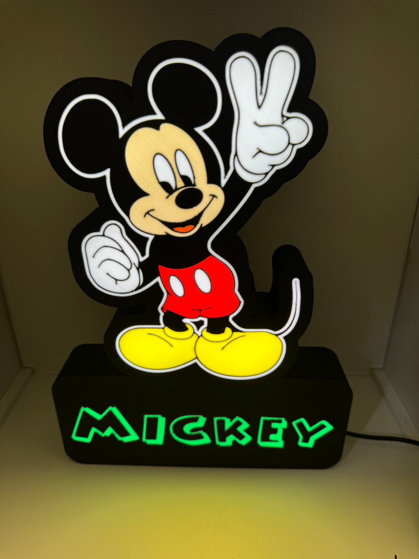 LedBOX RGB MICKEY oder NAME