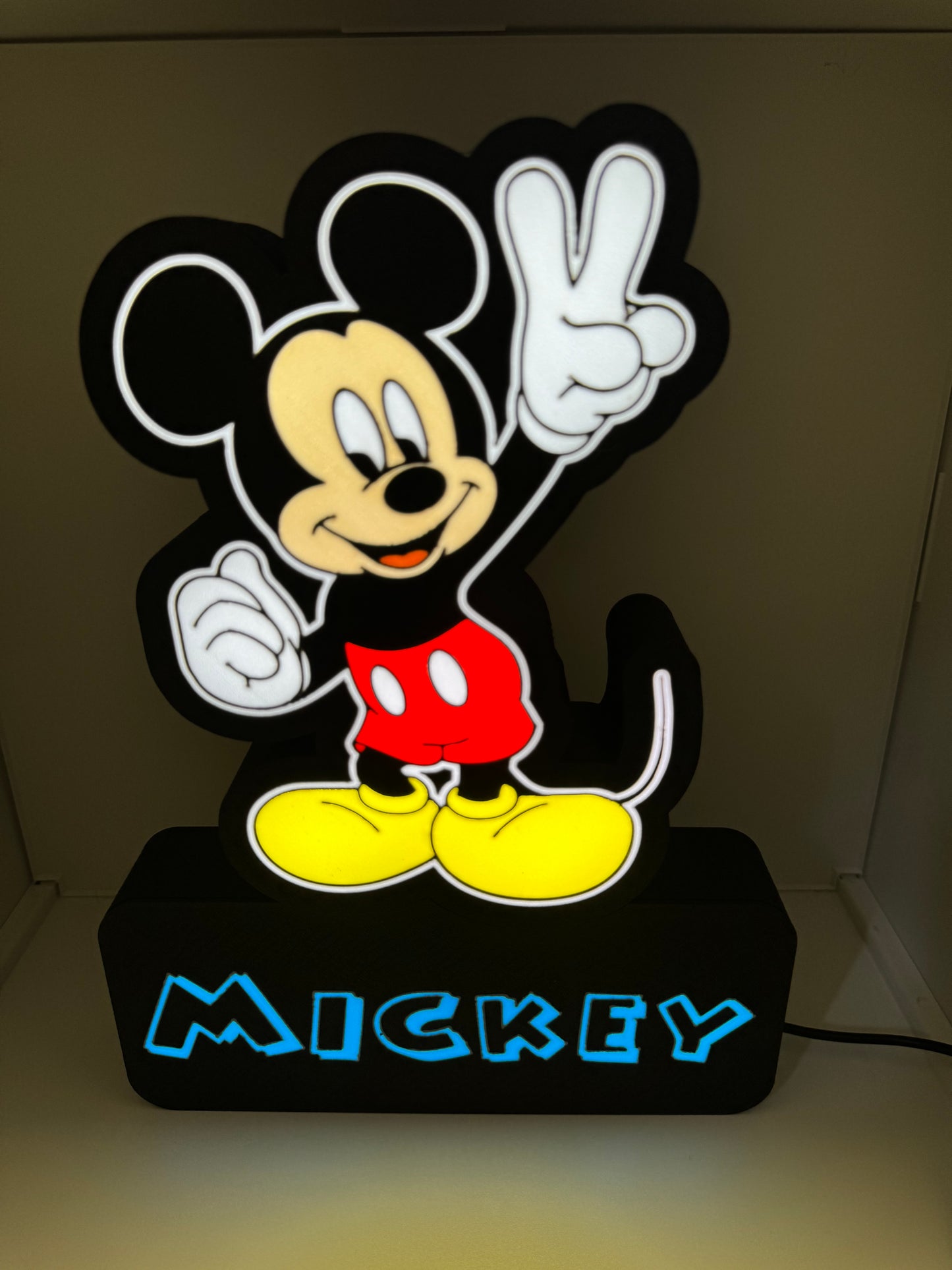 LedBOX RGB MICKEY oder NAME