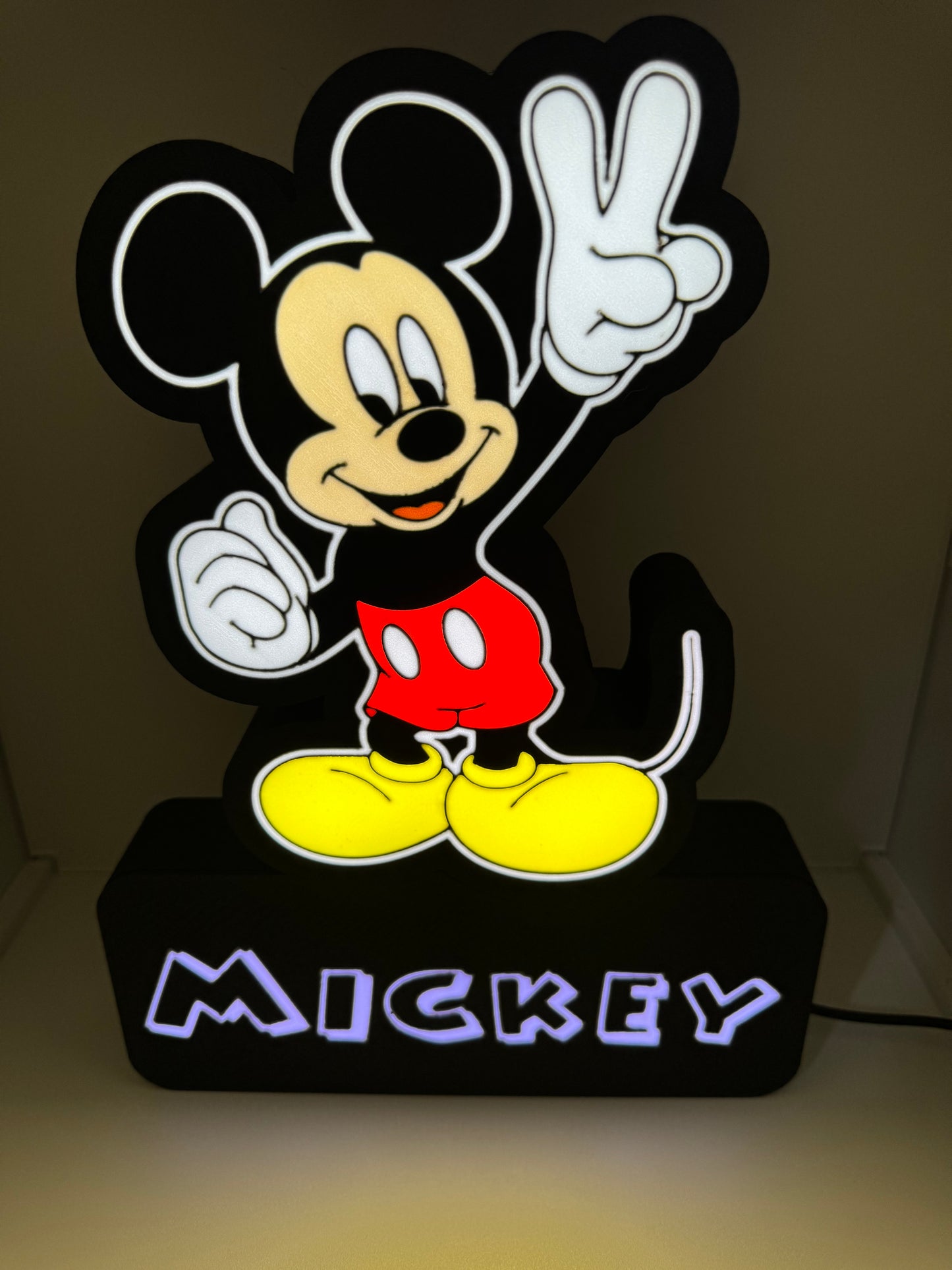 LedBOX RGB MICKEY oder NAME