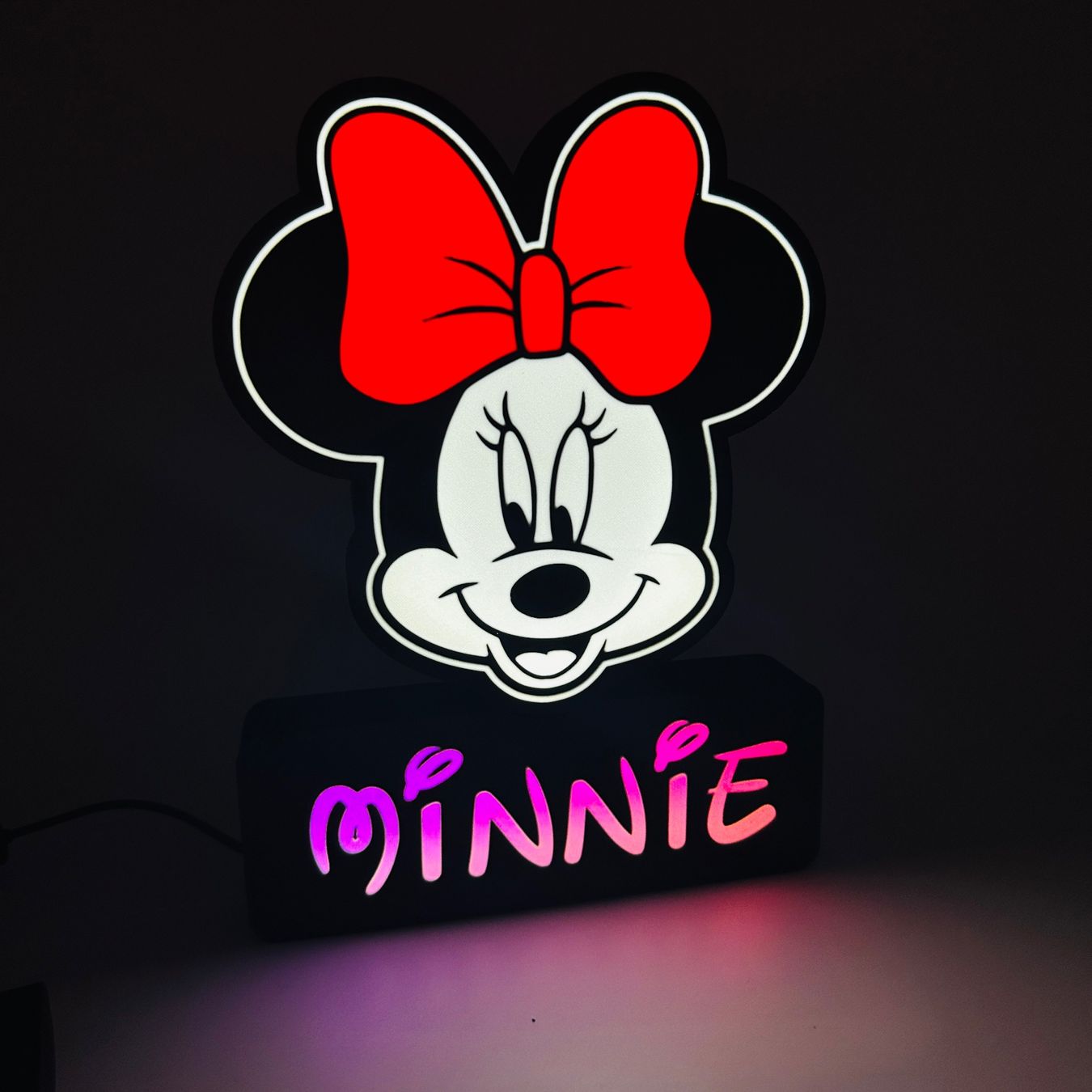 LedBOX RGB MICKEY oder NAME